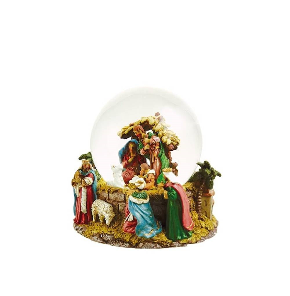 Scultura Il Mondo Dei Carillion Palla di neve Natività 60047