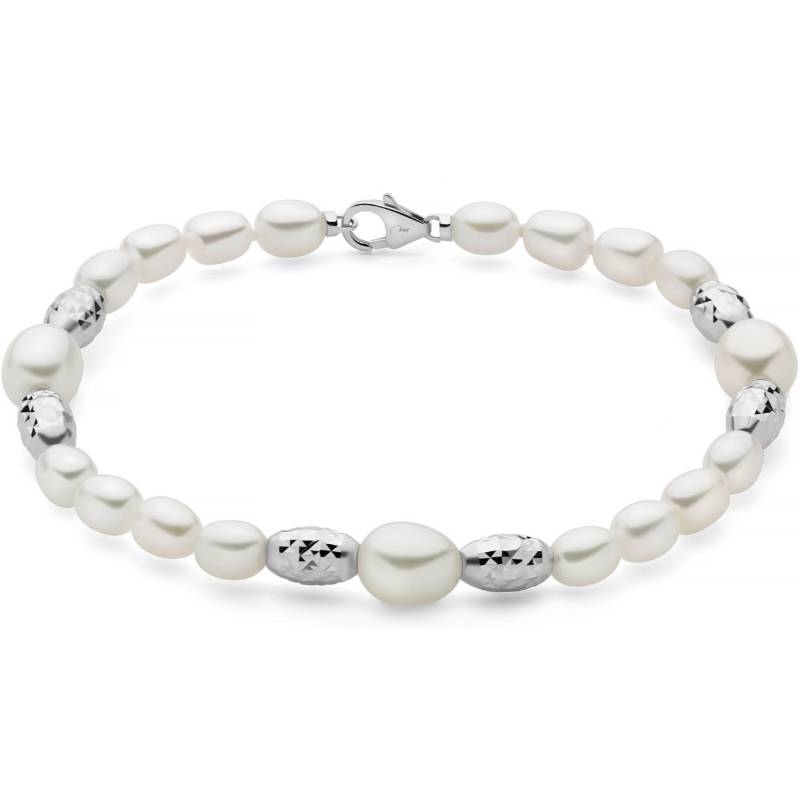 Bracciale Donna Miluna Argento 925 Pepite Di Perle PBR3834B