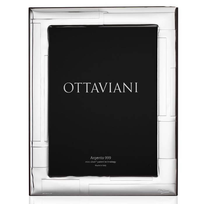 Cornice Ottaviani  Argento Regolo 18x24 1013