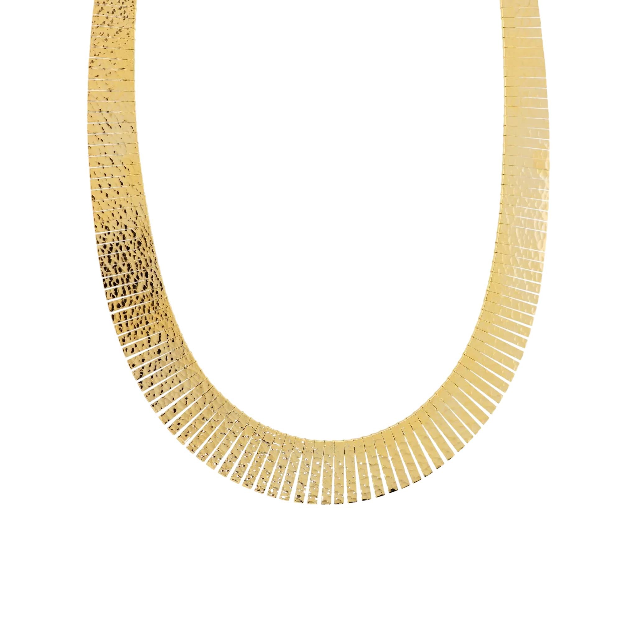 Collana Donna Etrusca Cleopatra Lega Golden Oro Giallo 18 KT WSET00926.YG