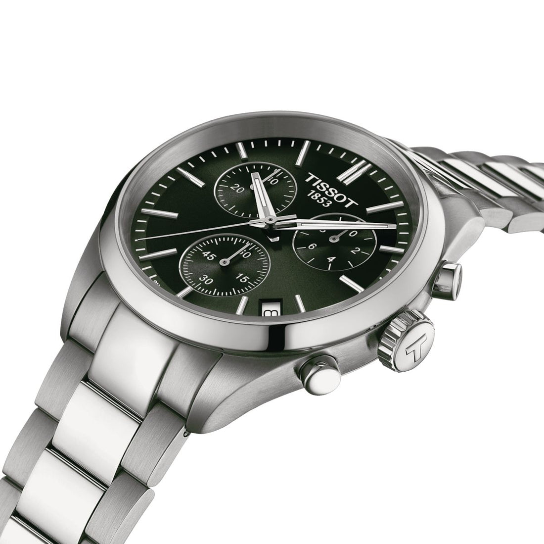 Orologio Uomo Tissot PR100 Verde Lucido Quarzo Cronografo Data T1504171109100