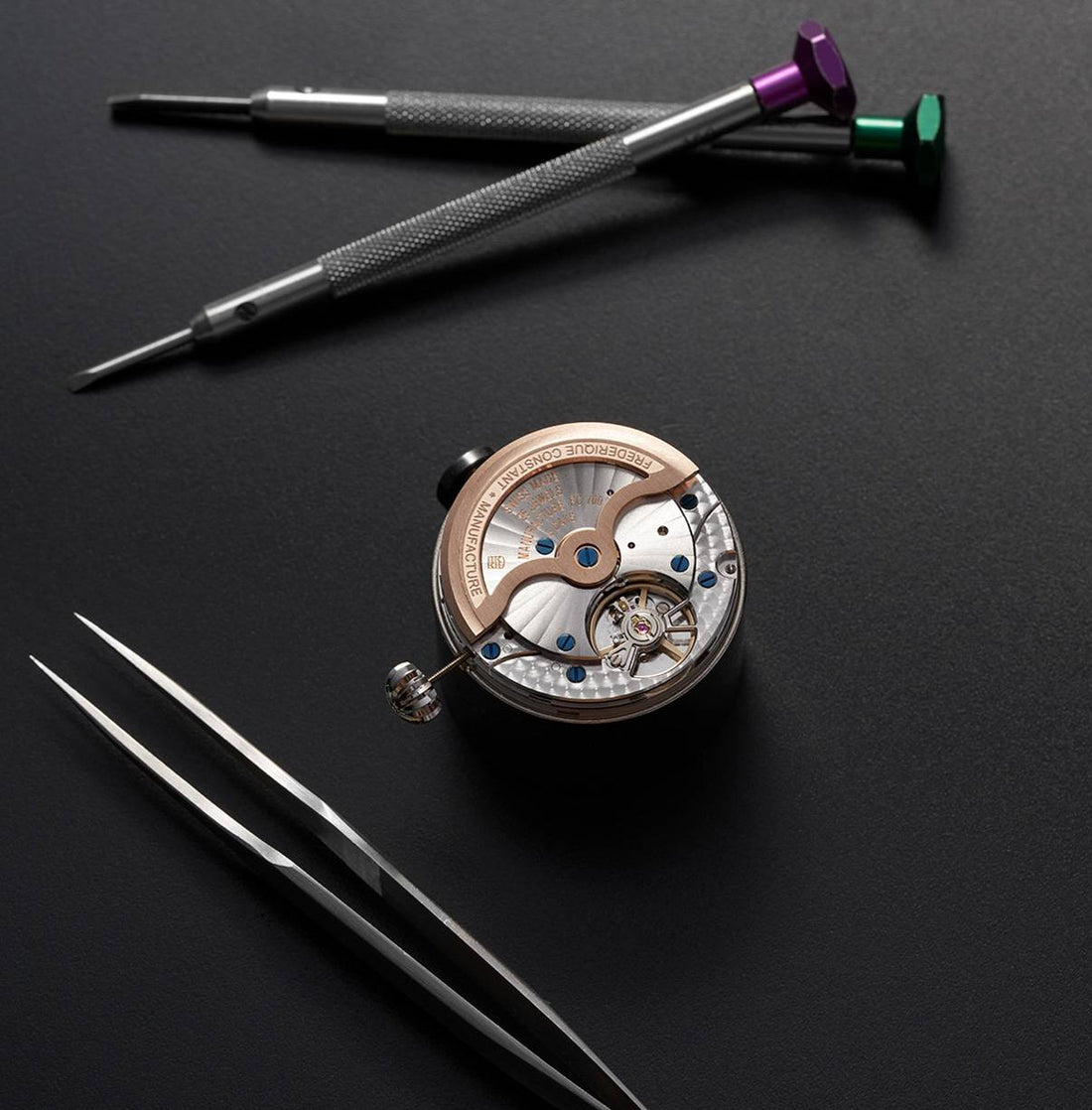 Orologio Uomo Frederique Constant Manifacture MOONPHASE Blu FC-716S3H6