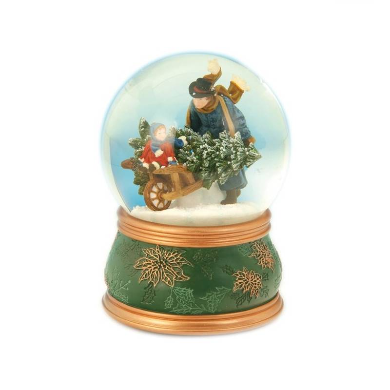 Sfera Di Neve Il Mondo Dei Carillion Carriola 10x14cm 51035