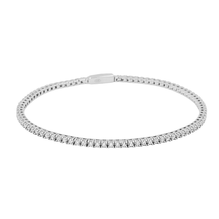 Bracciale Uomo Zancan Tennis Argento 925 Zirconi ESB075-B