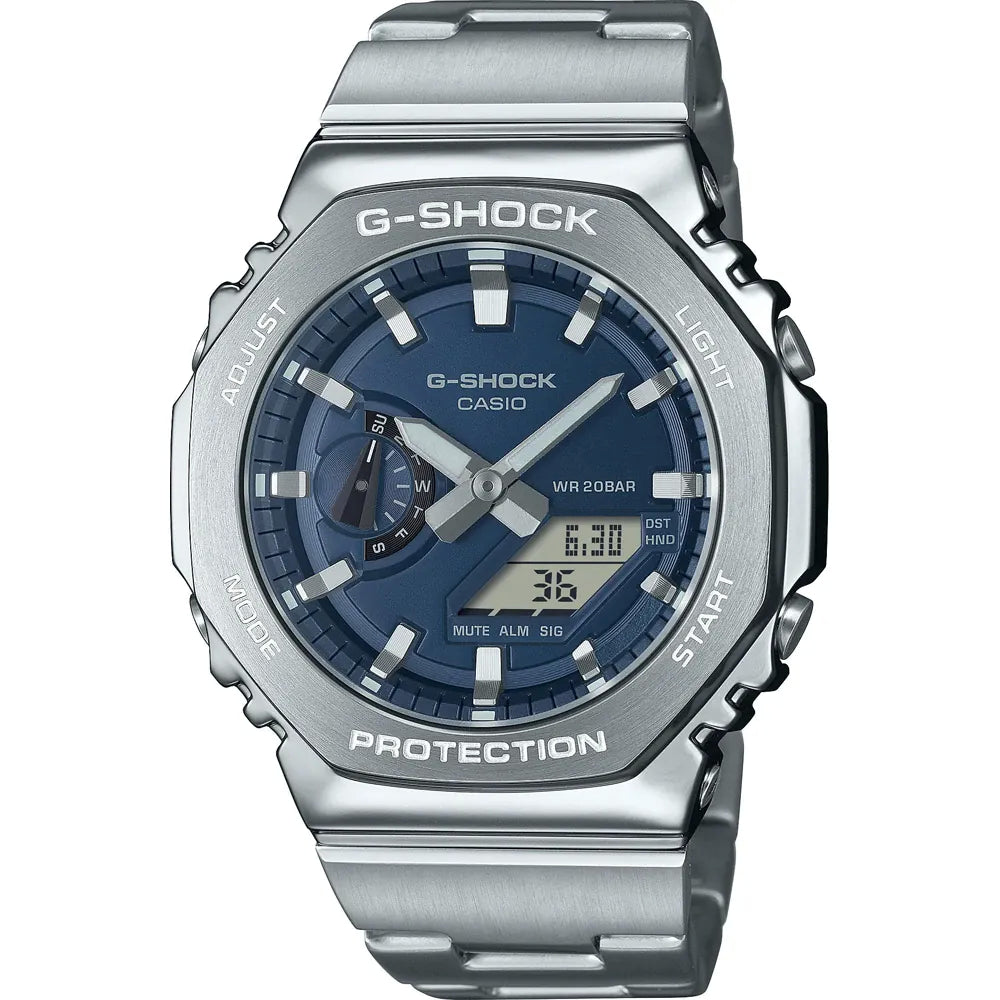 Orologio Uomo Casio G-SHOCK Acciaio blu  GM-2110D-2BER
