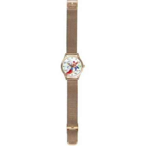 Orologio Donna Mizzica La Tarantella Quarzo Solo Tempo Cinturino Maglia Milano