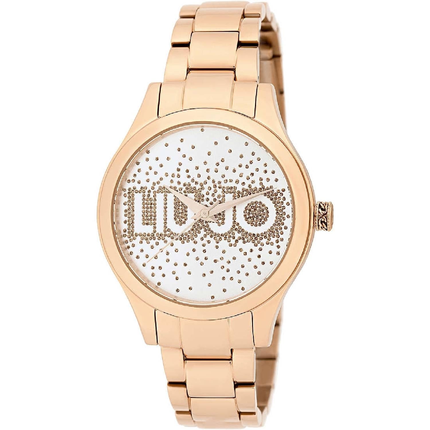 Orologio Donna Liu Jo Acciaio Rosè Quadrante Con Logo Solo Tempo Quarzo TLJ1618