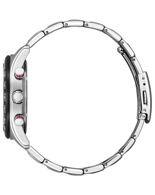 Orologio Uomo Citizen Eco Drive Aviator Acciaio Cronografo Quarzo Data CA4484-88E