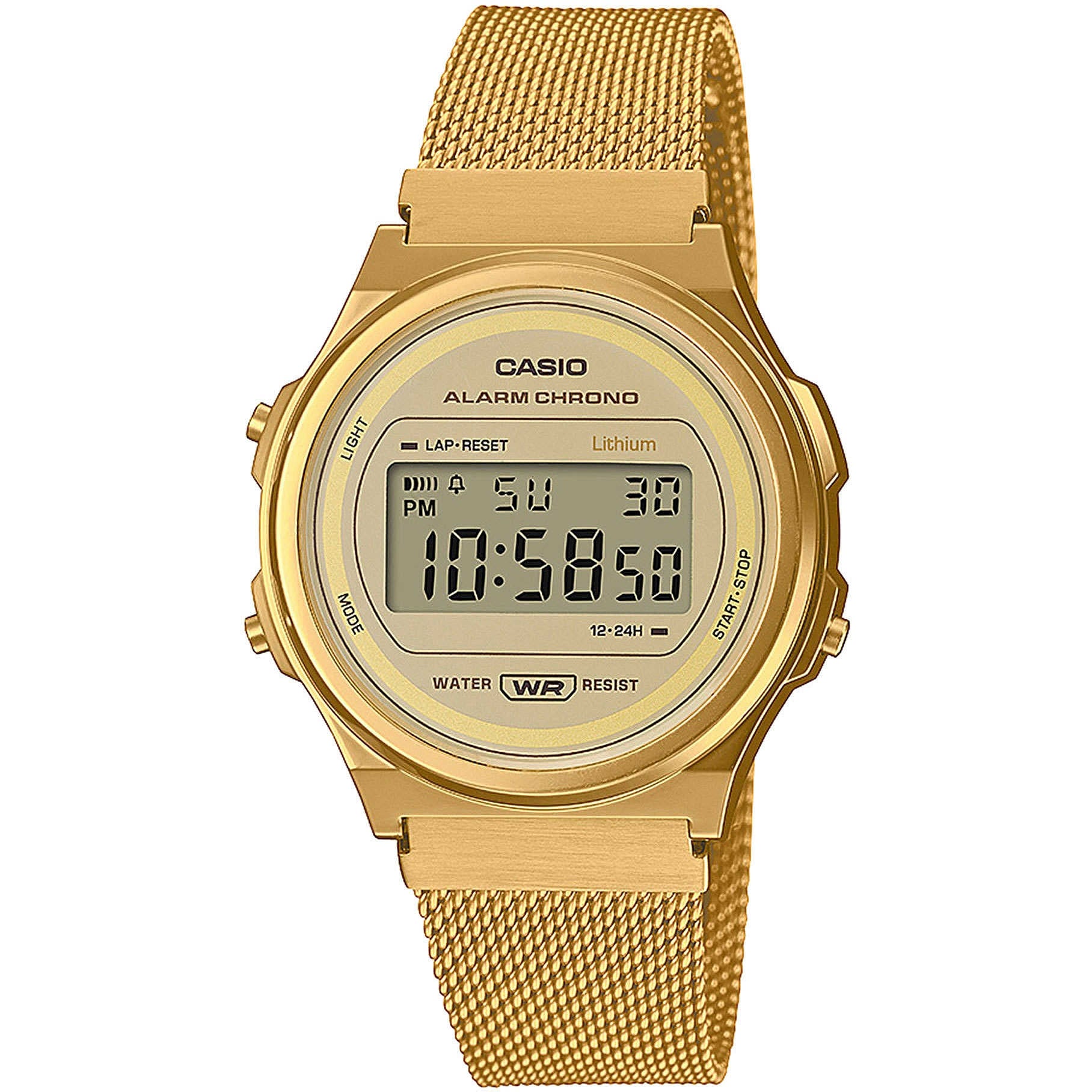 Orologio Donna Acciaio Dorato Casio Vintage Quarzo A171WEMG9AEF