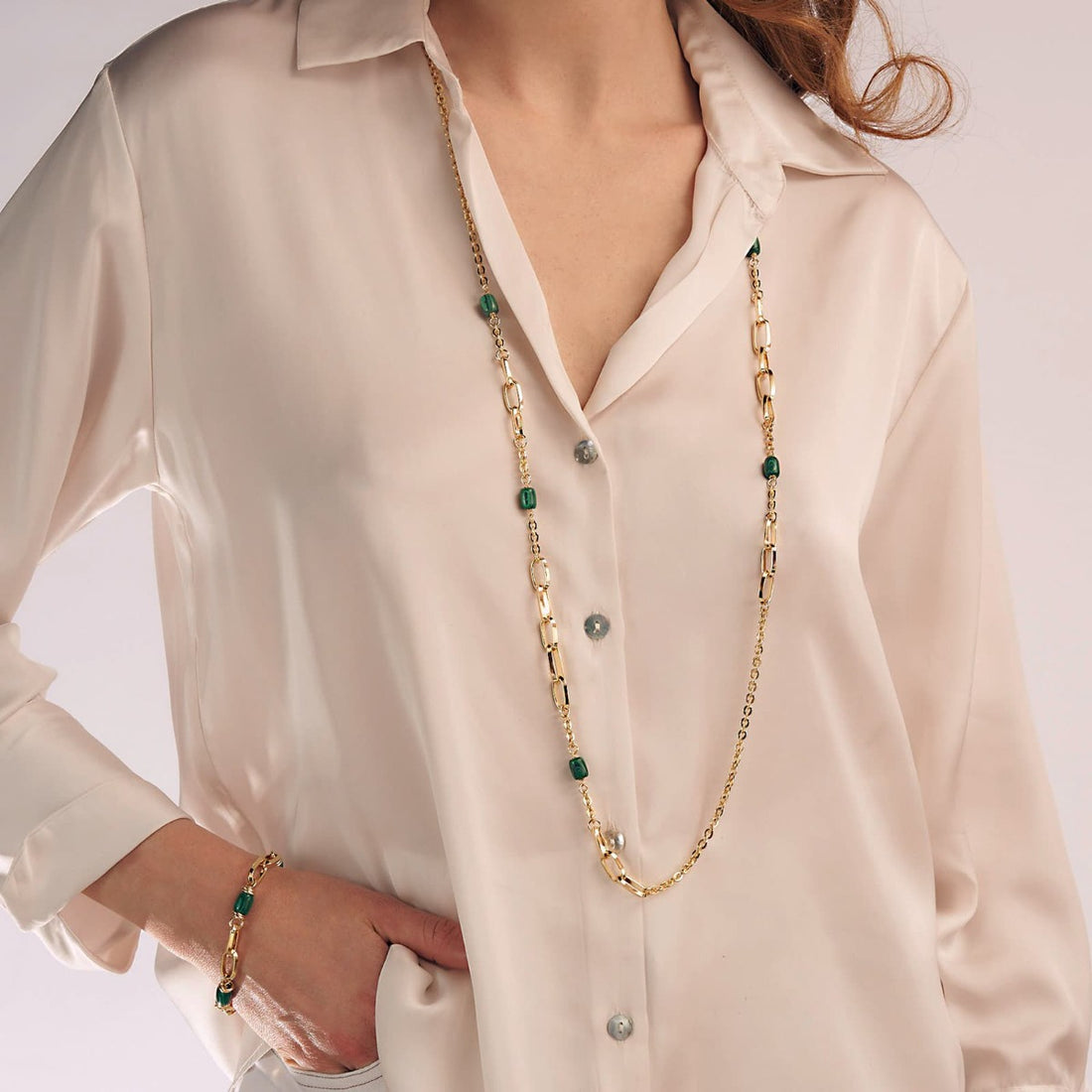 Collana Donna Unoaerre Bronzo Dorato  forzatina 540250