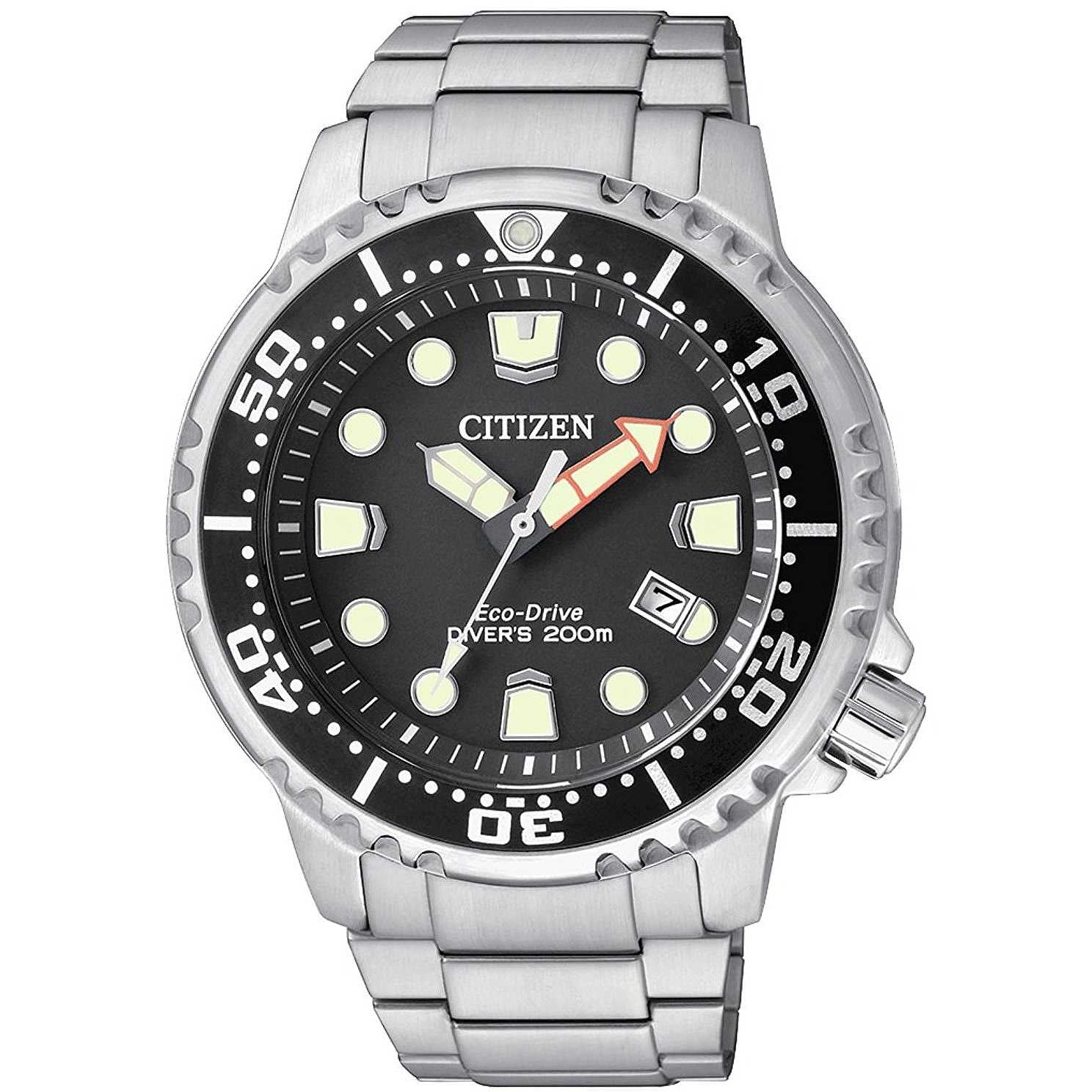 Orologio Uomo Acciaio CITIZEN Promaster Eco Drive Data Solo Tempo BN0150-61E
