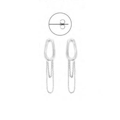 Orecchini Donna 4US Cesare Paciotti Acciaio Pendente 4UOR8088W