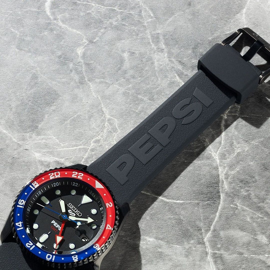 Orologio Uomo Seiko 5 Pepsi Nero Edizione Limitata Acciaio SSK047K1