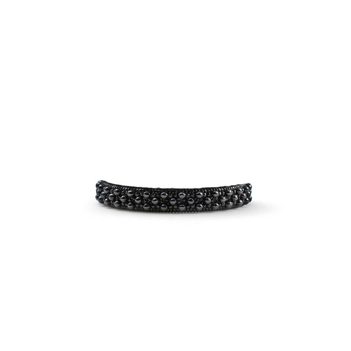 Anello Uomo Maria Cristina Sterling Argento 925 Fede Sarda Nera G4537/22