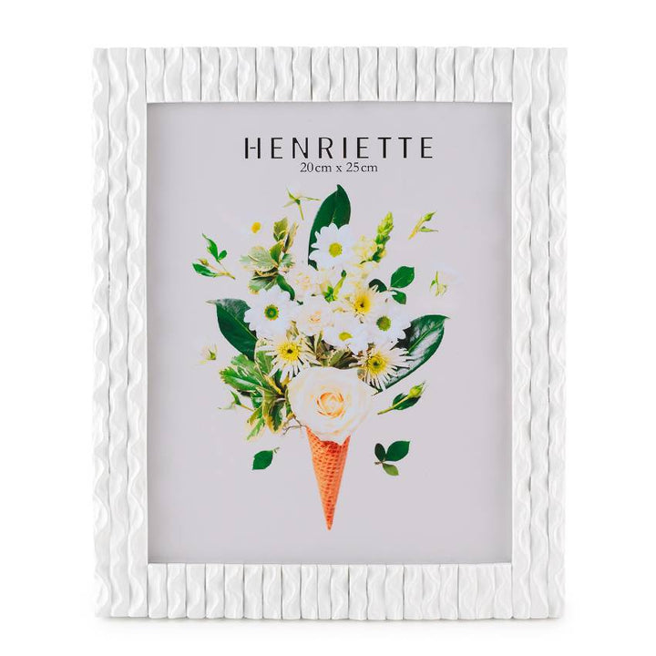 Cornice Henriette Ondine Ostuni Bianco 20x25 cm D18981