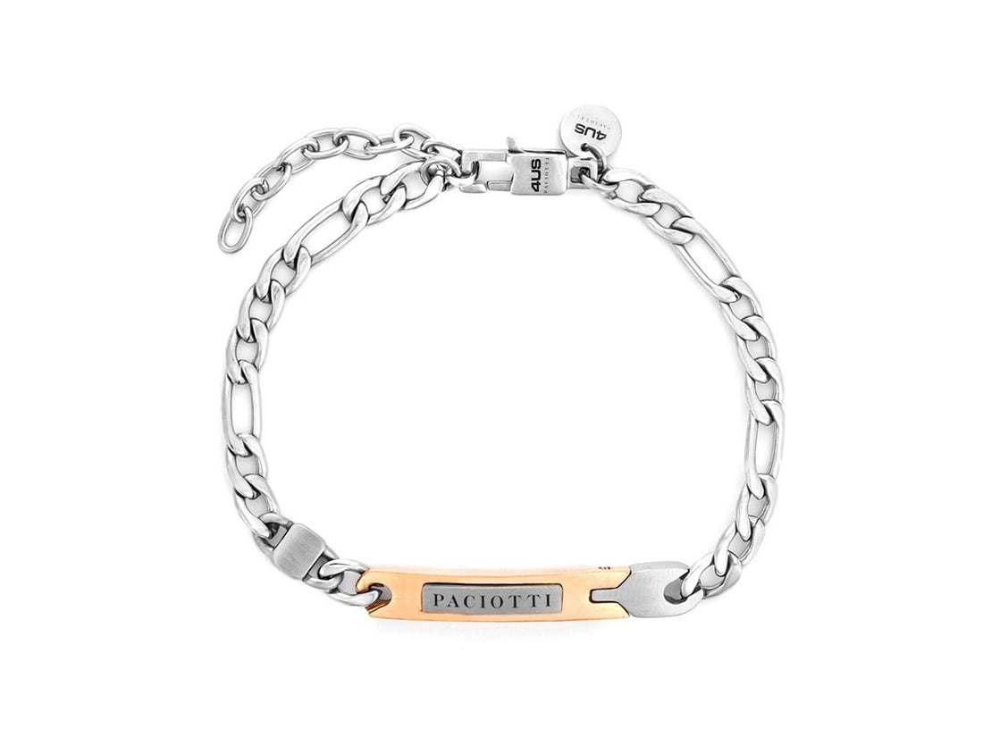 Bracciale Uomo 4US Cesare Paciotti Acciaio Targhetta 4UBR8067