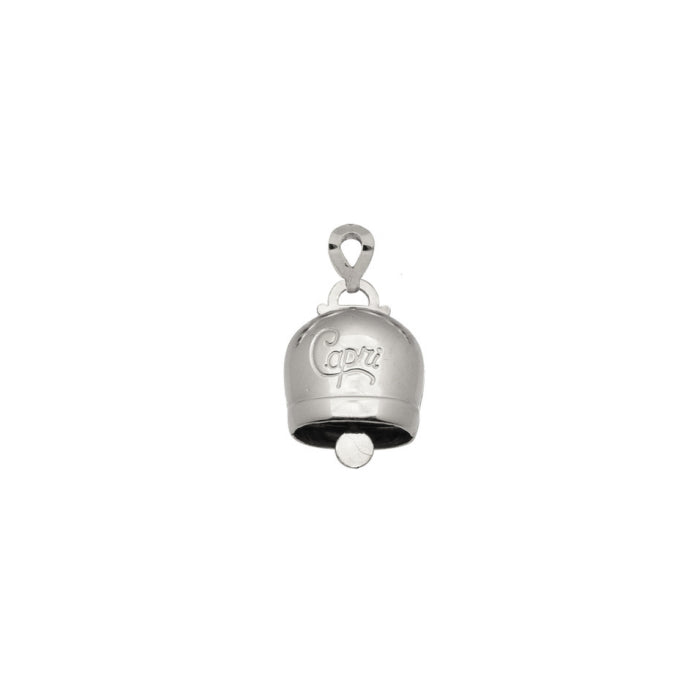 Ciondolo La Campanella di Capri Argento Dorato Media Porta Fortuna CMD2-ARG