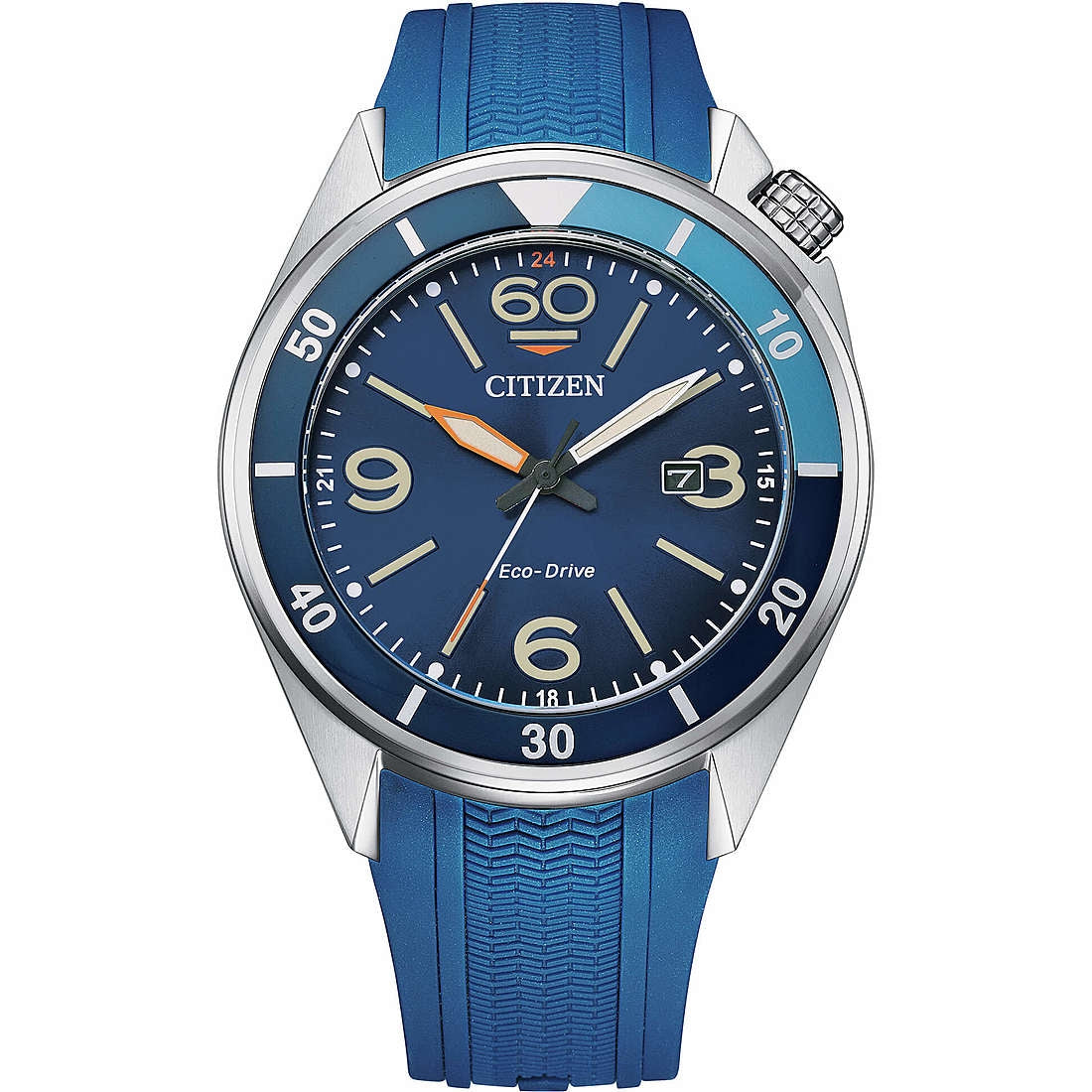 Orologio Uomo Acciaio Citizen Seaplane Eco Drive Nero AW1719-18L