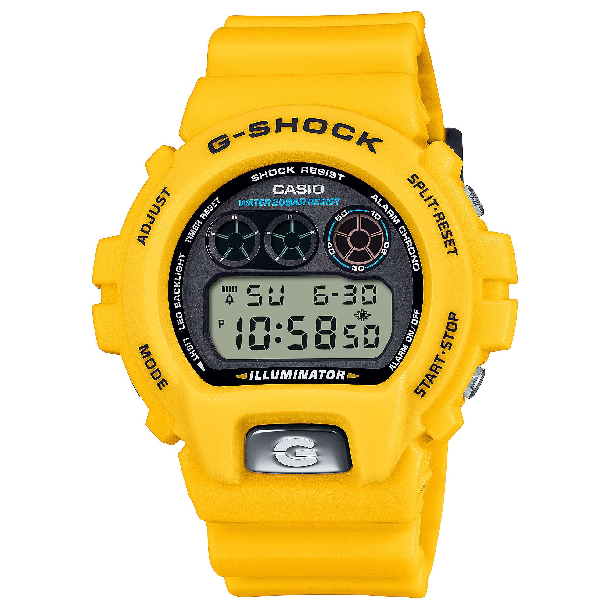 Orologio Uomo Casio G-SHOCK Quarzo Giallo Digitale DW-6900TR-9ER