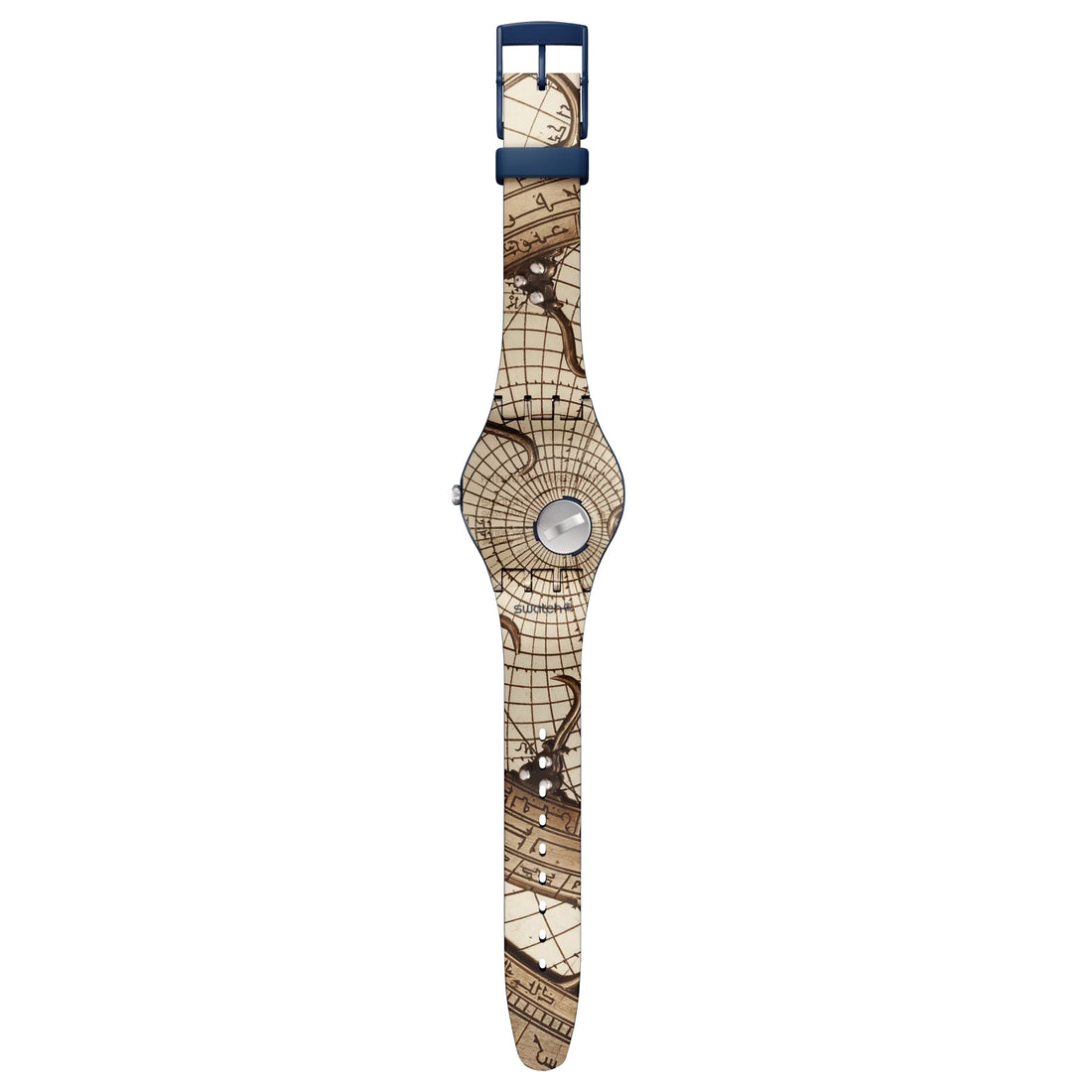 Orologio Unisex Swatch The Great Wave & Astrolabe Hokusai Quarzo Solo Tempo SUOZ351