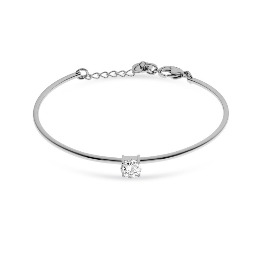 Bracciale Donna Liu Jo Acciaio Rigido Punto Luce Zircone LJ2538
