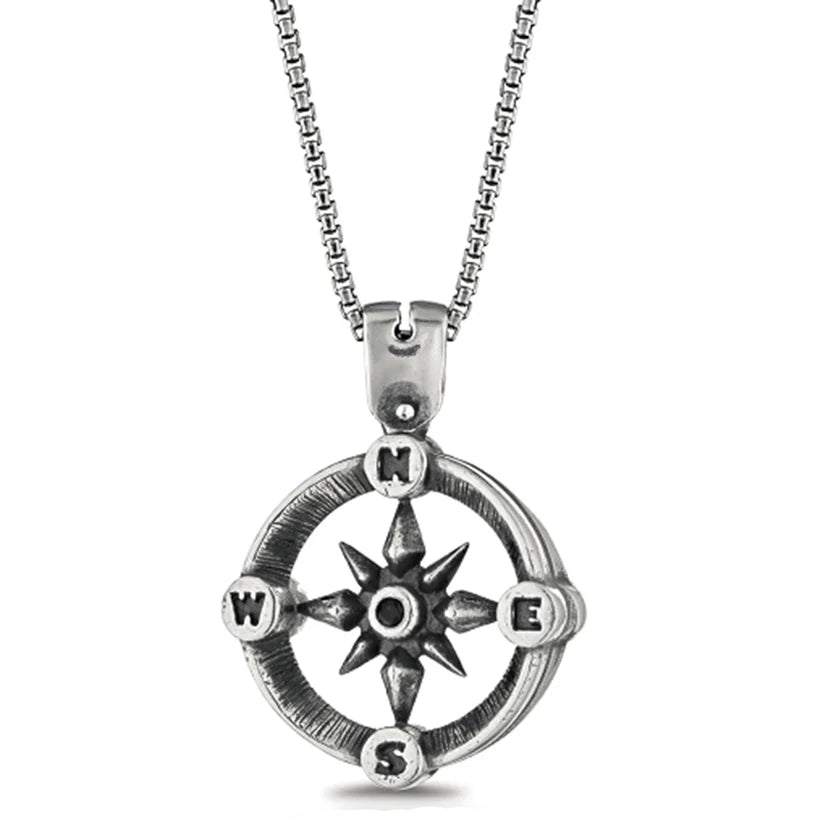 Collana Uomo Ananda 925 Rosa Dei Venti A-CD152N