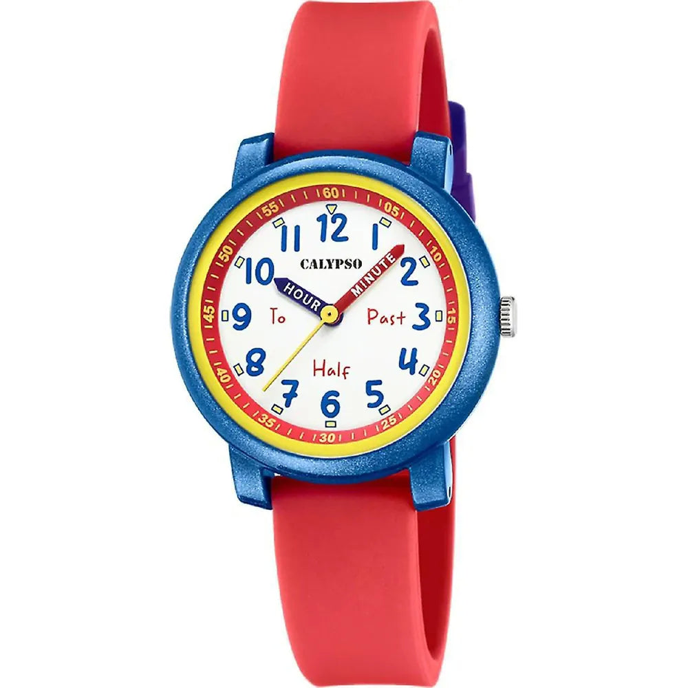 Orologio Bambino Uomo Calypso Gomma Rosso Blu K5827/5