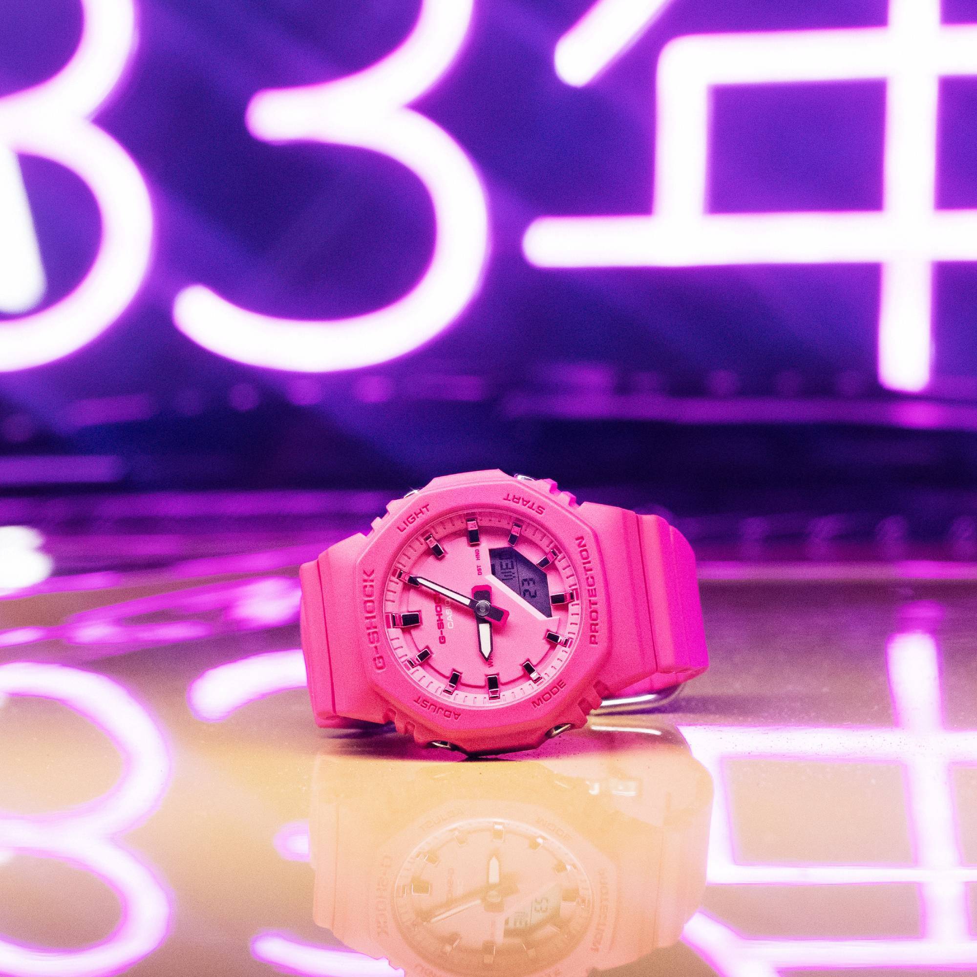 Orologio Donna Casio G-SHOCK Fucsia GMA-P2100PP-4AER