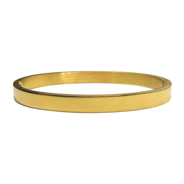 Bracciale Unisex Re Mida Acciaio Dorato Rigido Personalizzato BR-C-6