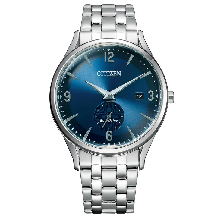 Orologio Uomo Citizen Eco Drive Quarzo Solo Tempo Blu  Acciaio BV1111-75L