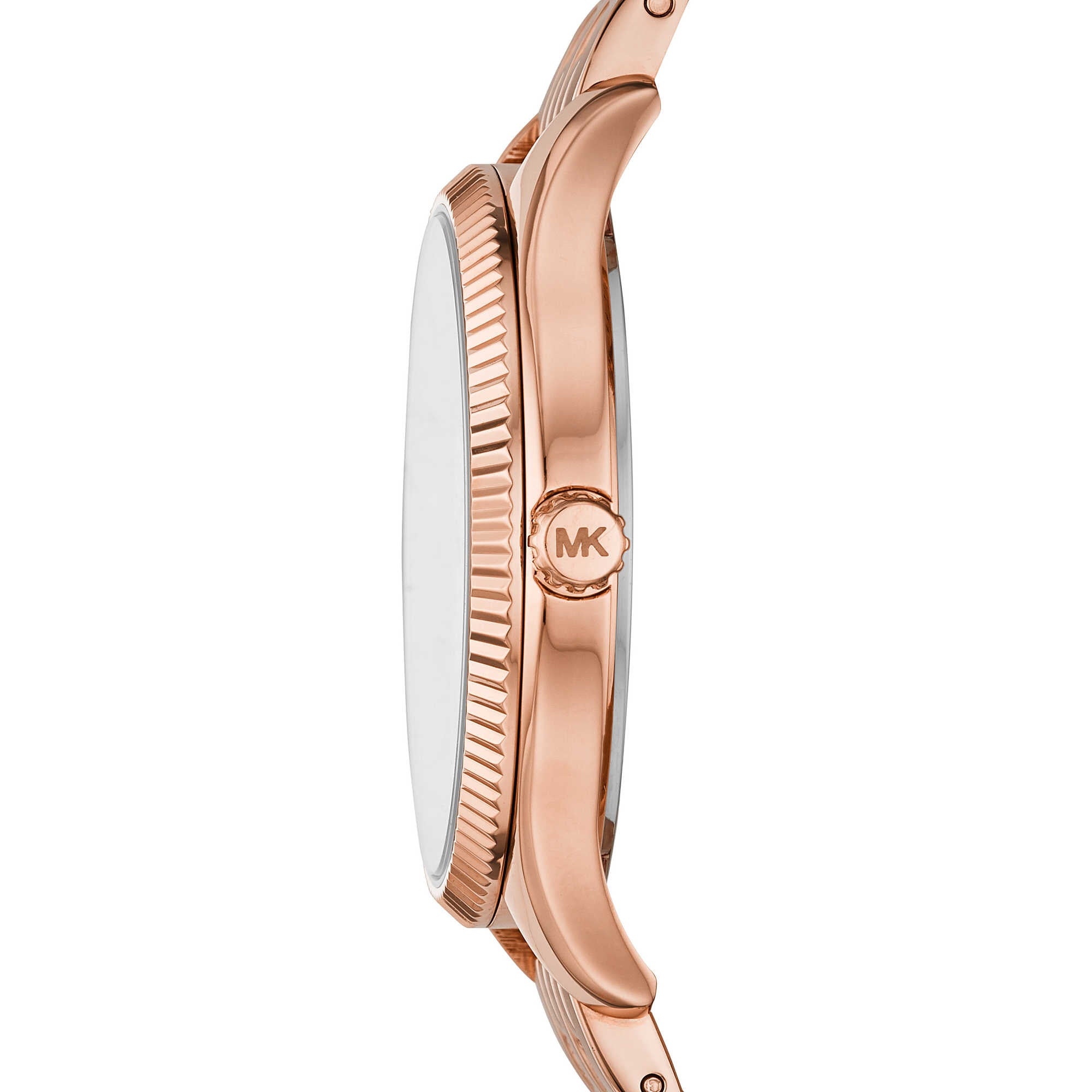 Orologio Donna Michael Kors Acciaio Rosè Quarzo Solo Tempo Bianco MK6641