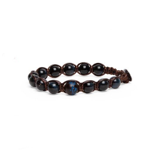Bracciale Unisex Tamashii Pietra Occhio Di Falco Elemento Spazio BHS906-245