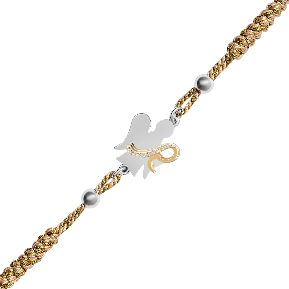 Bracciale Donna Argento 925 Roberto Giannotti Cordino Iniziale R GIA700R