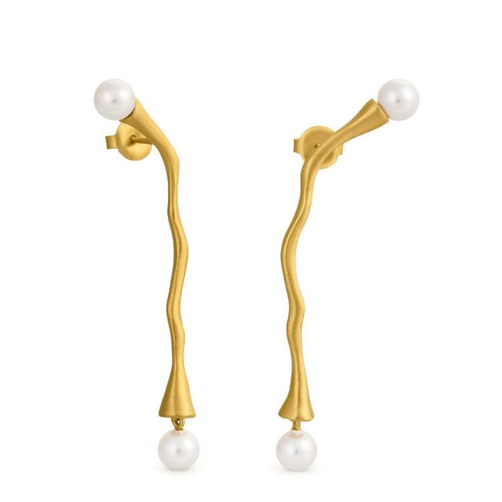 Orecchini Donna Joidart Ecalt Ottone Oro Perle JD-ECL-E03-BR