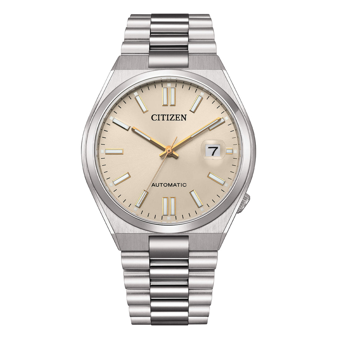 Orologio Unisex Citizen Tsuyosa Automatico Champagne Maglia President NJ0151-88W