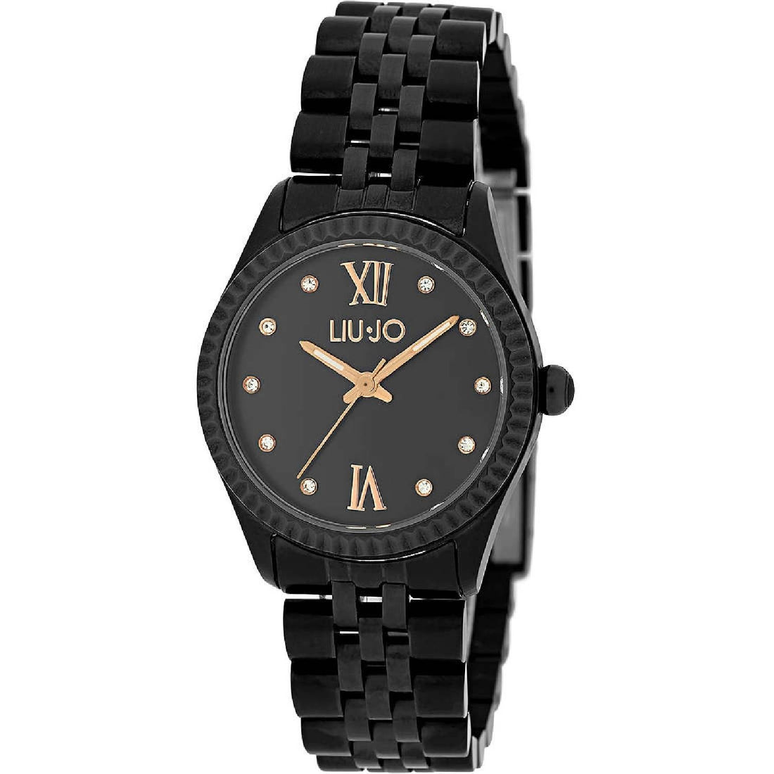 Orologio Donna Liu Jo Acciaio PVD Nero Solo Tempo Quarzo Donna Luxury TLJ1566