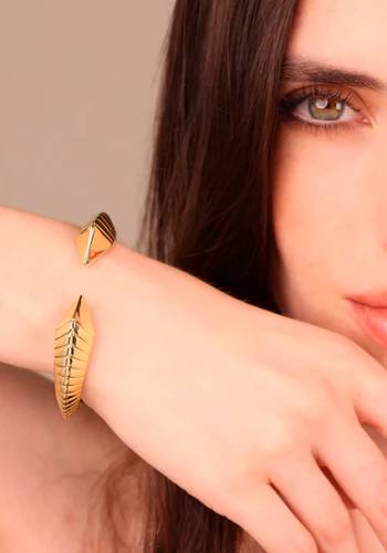 Bracciale Donna Etrusca Rigido Placcato Oro Giallo 18kt WSET00920.YG