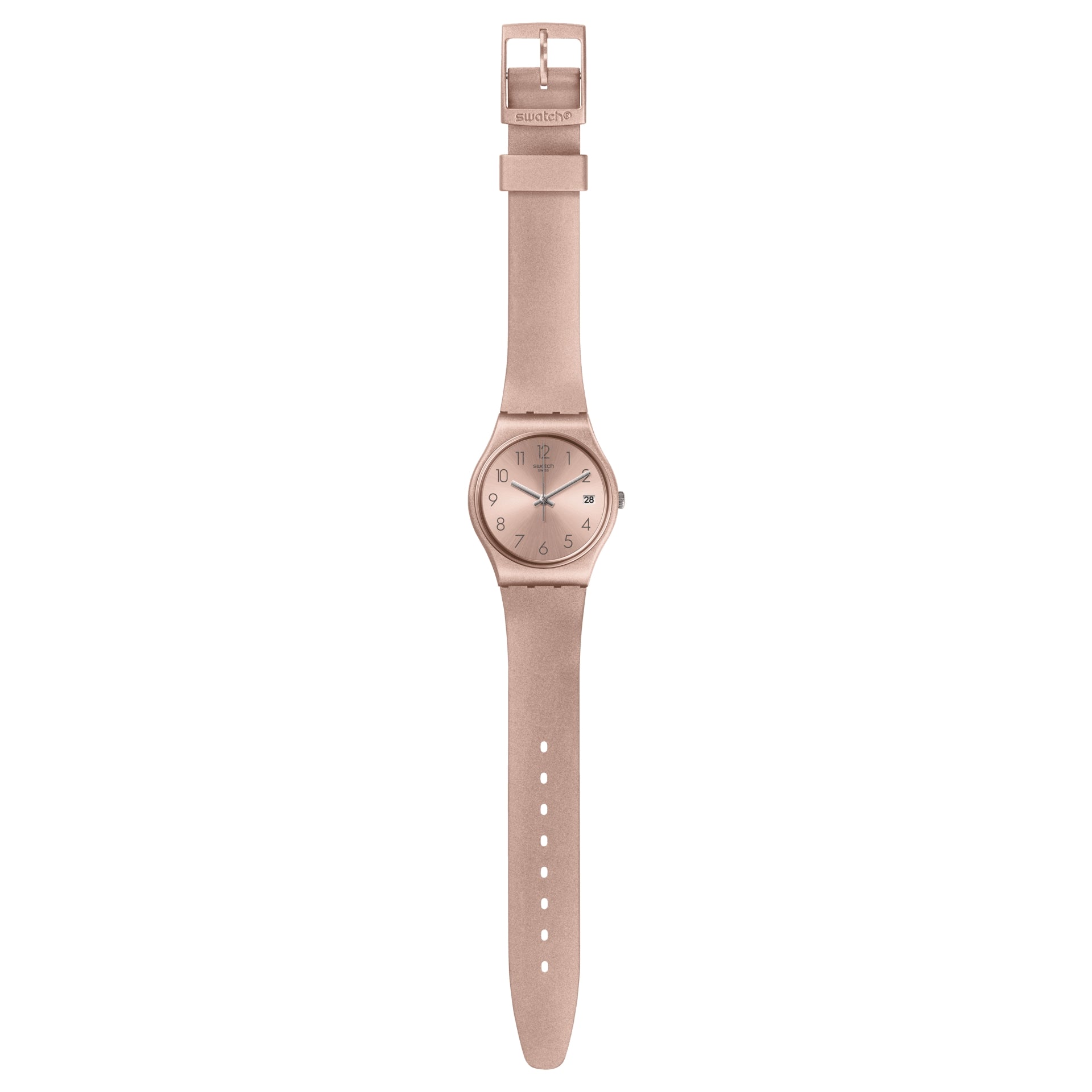 Orologio Donna Swatch Quarzo Solo Tempo Numeri Rosa GP403