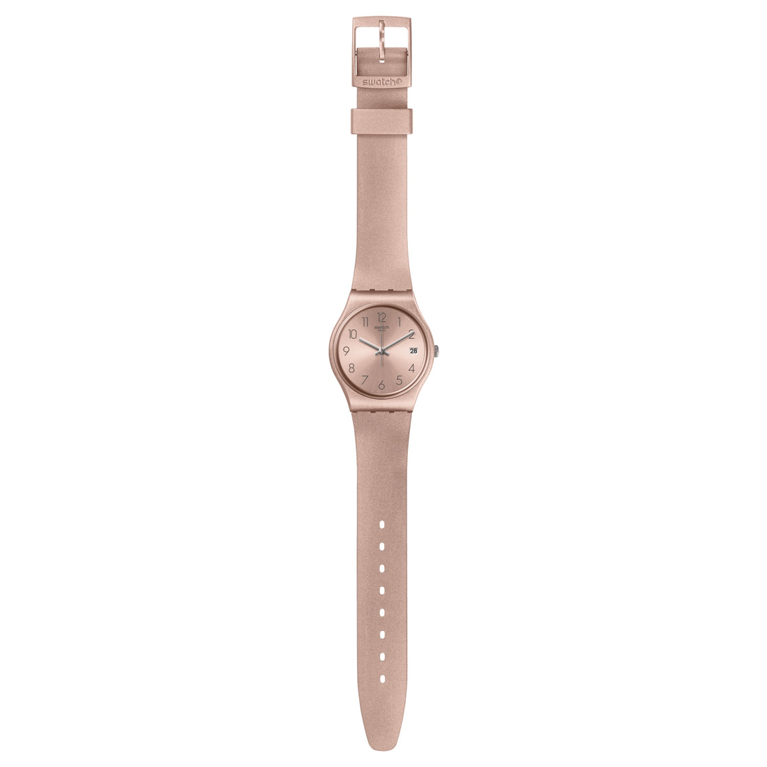 Orologio Donna Swatch Quarzo Solo Tempo Numeri Rosa GP403