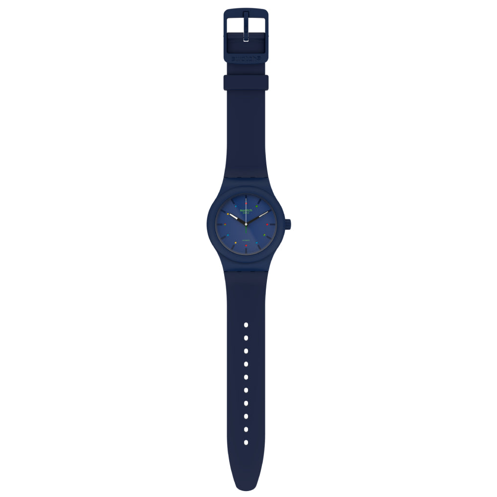 Orologio Uomo Swatch Automatico Solo Tempo BLU SO30N400