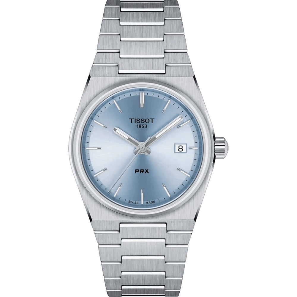 Orologio Acciaio Donna Tissot Classic Prx Data Movimento Svizzero T1372101135100