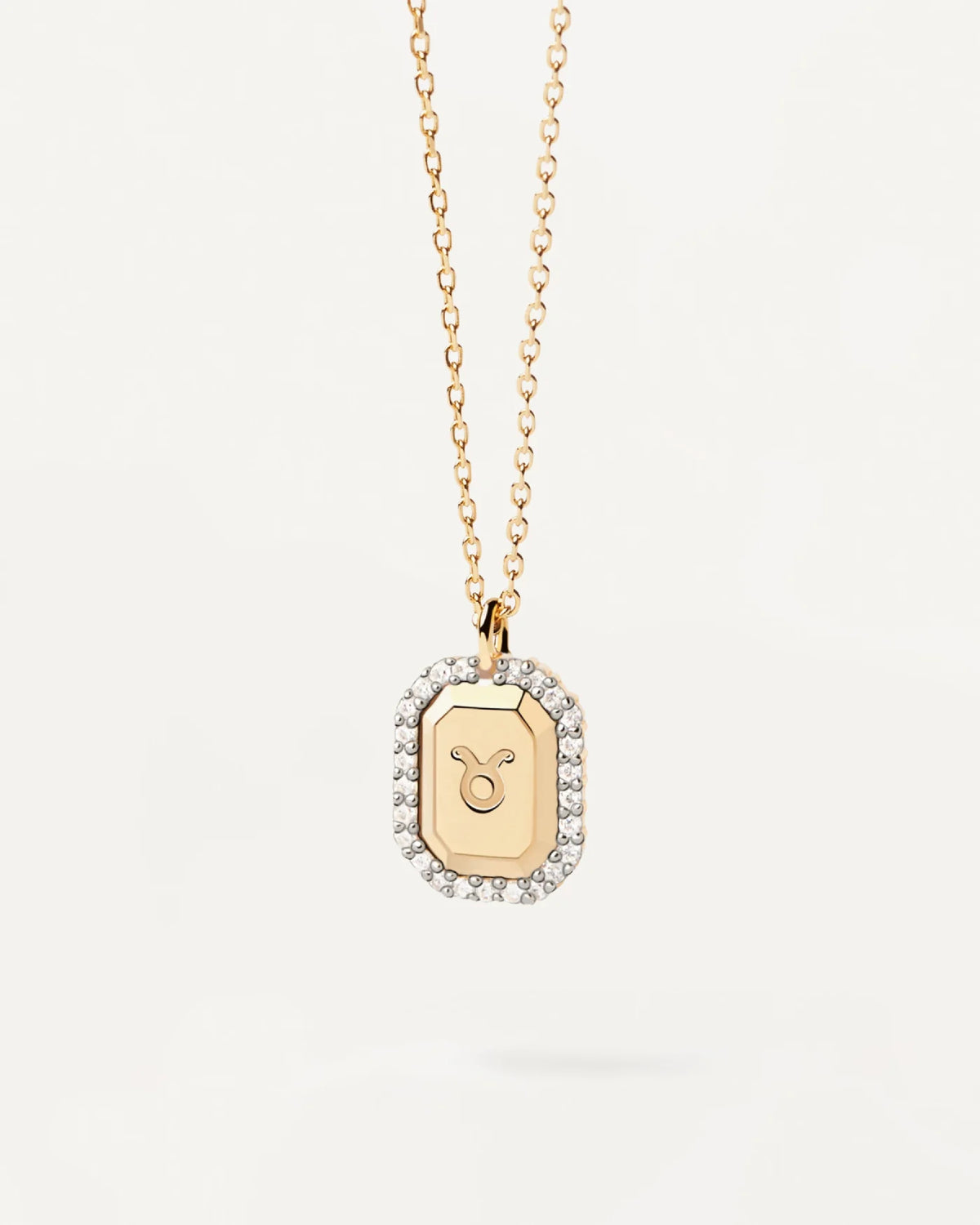 Collana Donna PDPaola Argento 925 Dorato Toro Zirconi CO01-569-U