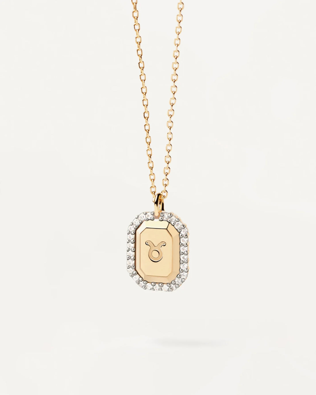 Collana Donna PDPaola Argento 925 Dorato Toro Zirconi CO01-569-U