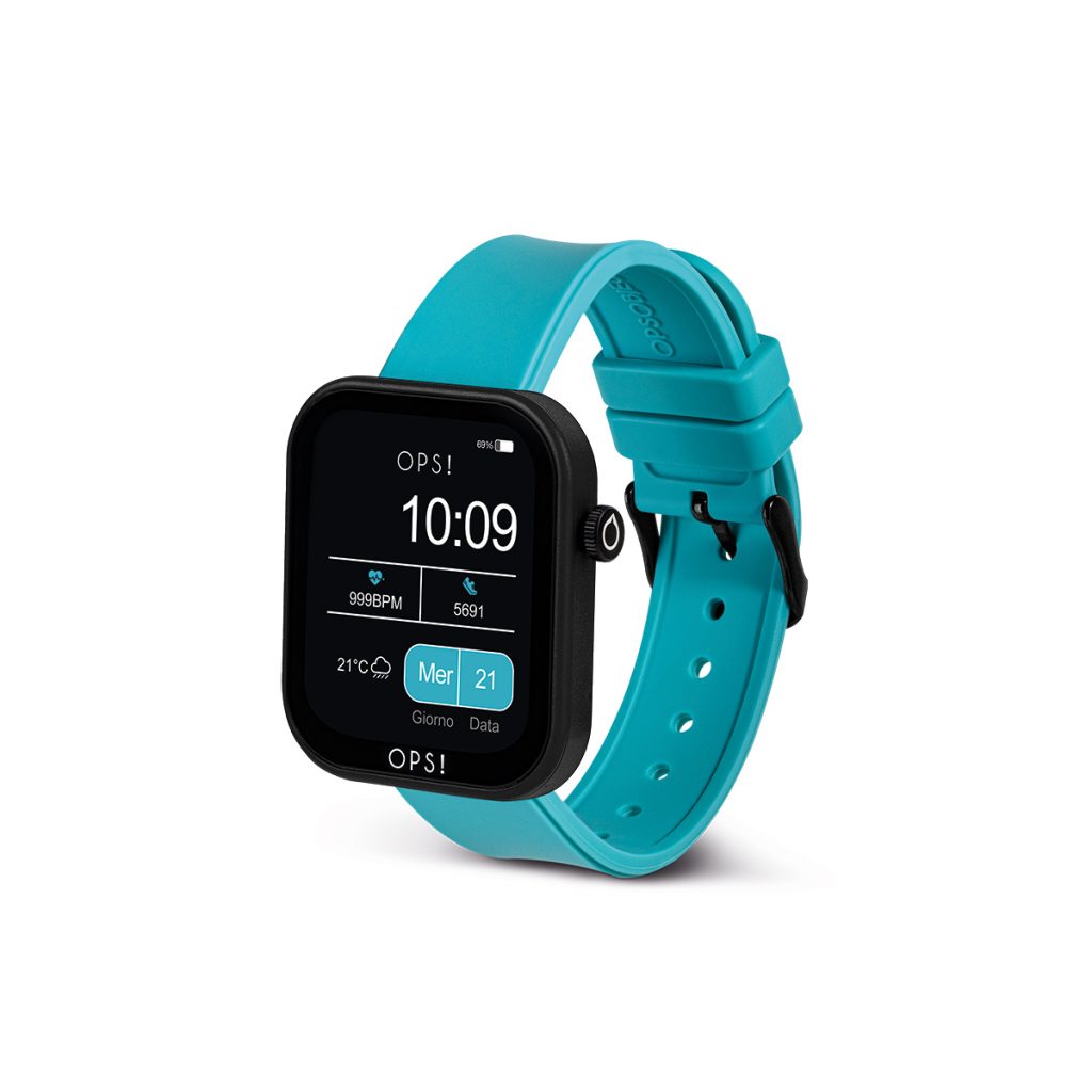 Orologio Uomo Ops Smartwatch Active Call Azzurro Elettrico OPSSW-35