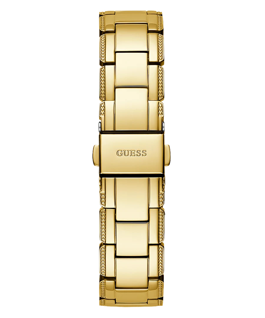 Orologio Donna Guess Quarzo Solo Tempo Zirconi Acciaio Dorato GW0470L2