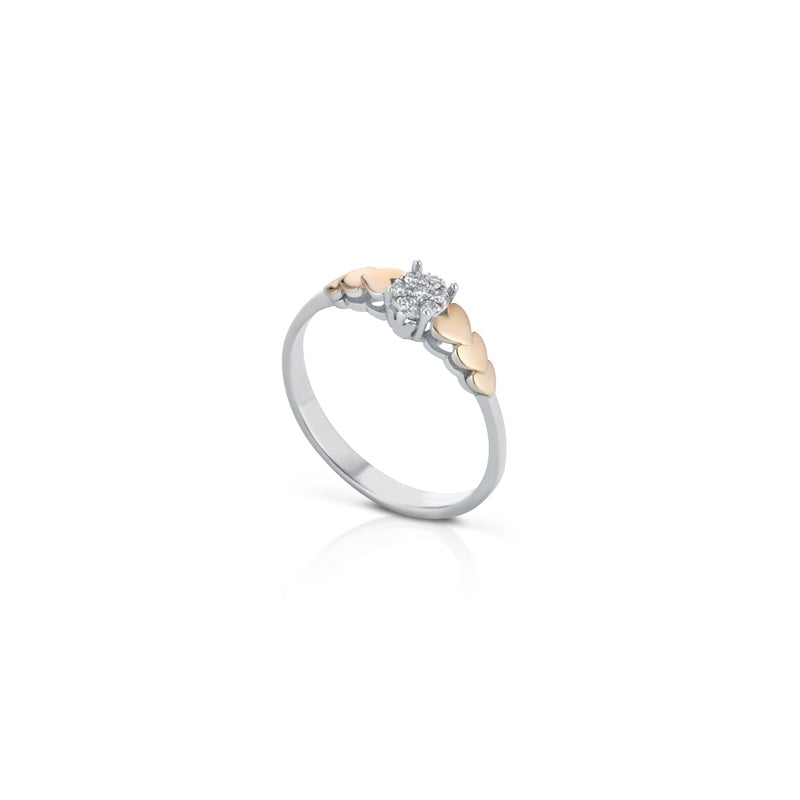 Anelli Donna Roberto Giannotti Oro 9 KT Diamanti Solitario Multipietra Cuori LUX17
