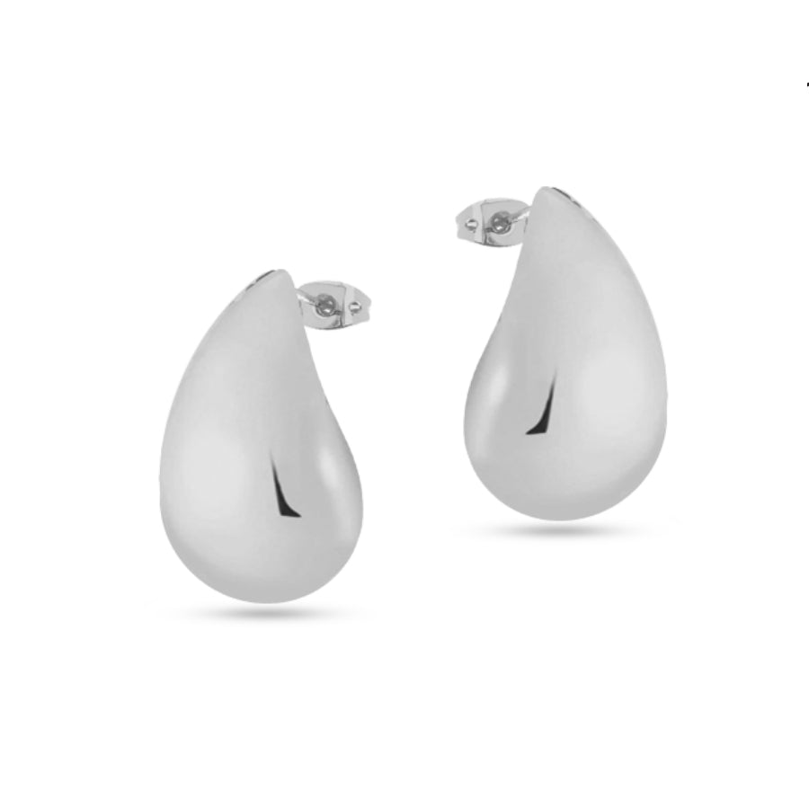 Orecchini Donna Liu Jo Acciaio Goccia Tipo Bottega Veneta LJ2720