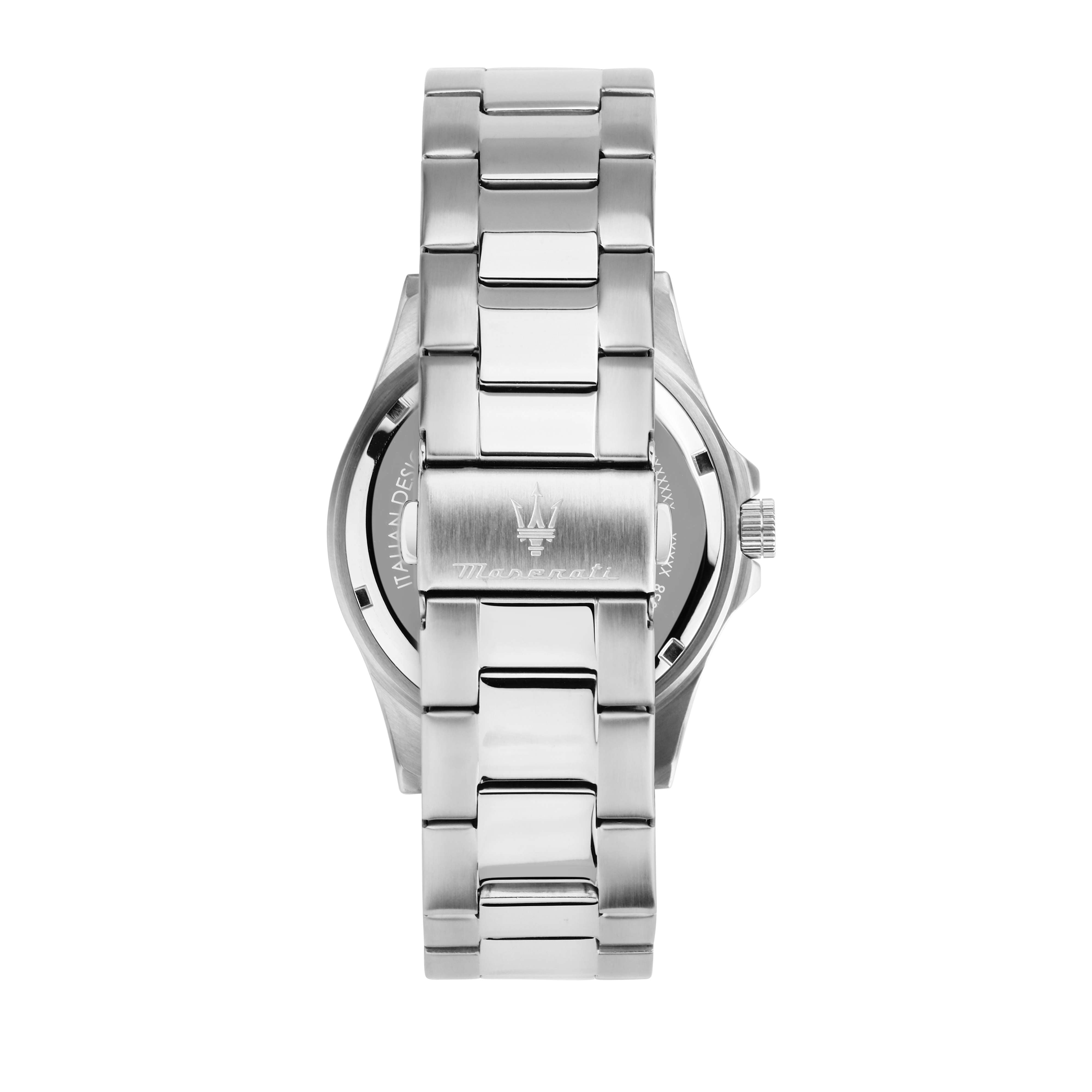 Orologio Uomo Maserati Acciaio Lucido Quarzo Solo Tempo Verde Data 100 M R8853100038
