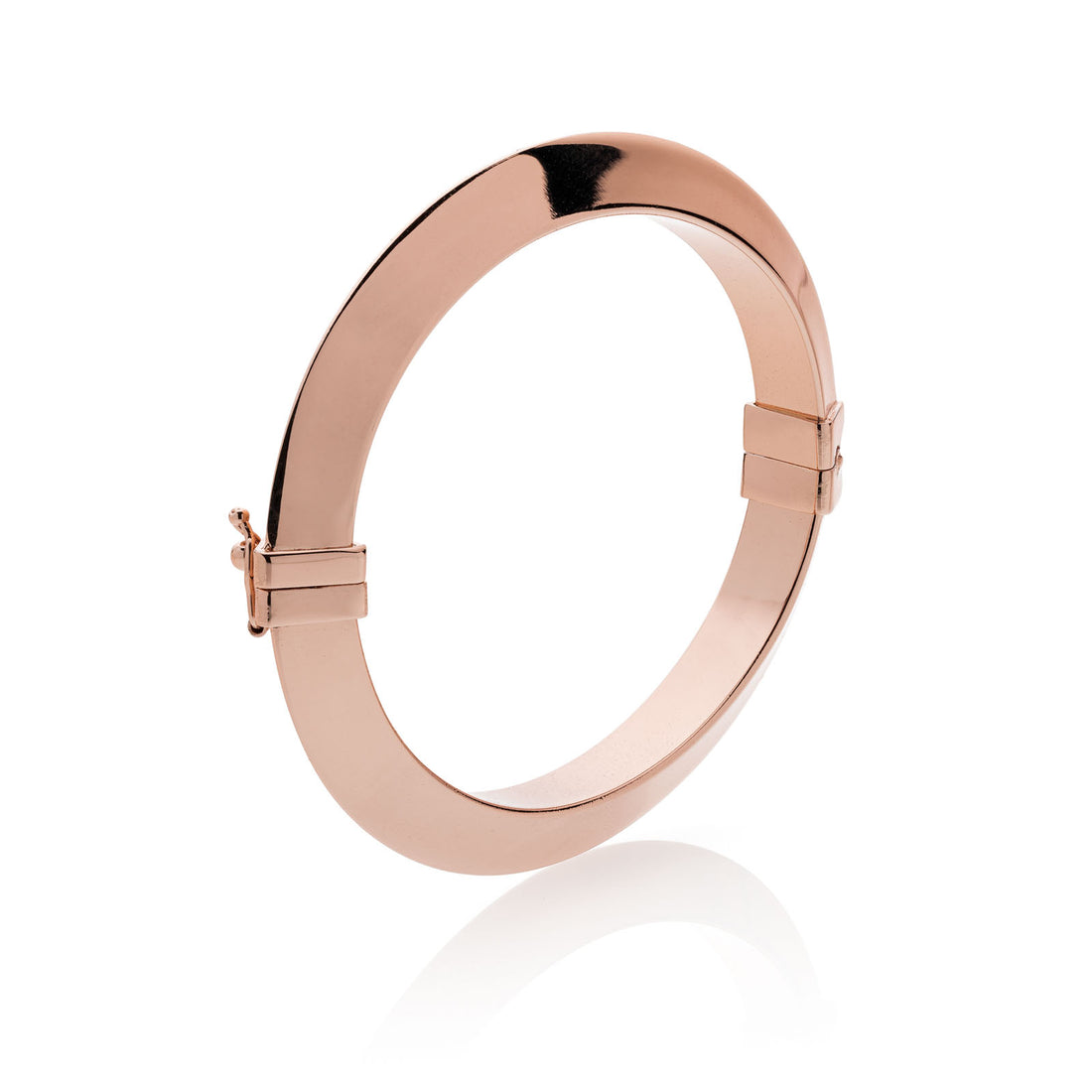 Bracciale Donna Unoaerre Rigido Bronzo Rosato A Tubo Triangolare 532025