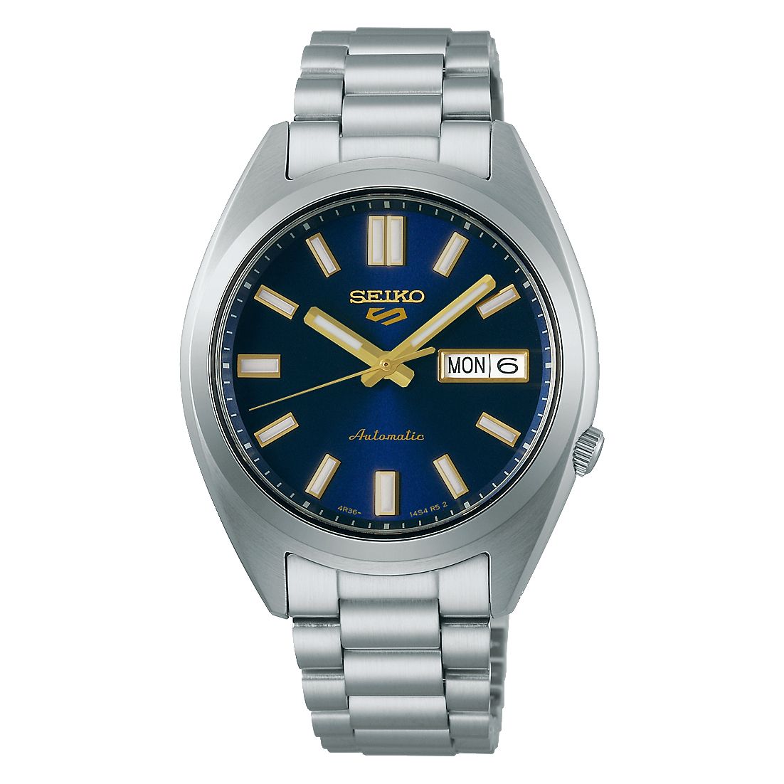 Orologio Uomo Seiko 5 Automatico Blu Riedizione Anni 70 SRPL55K1